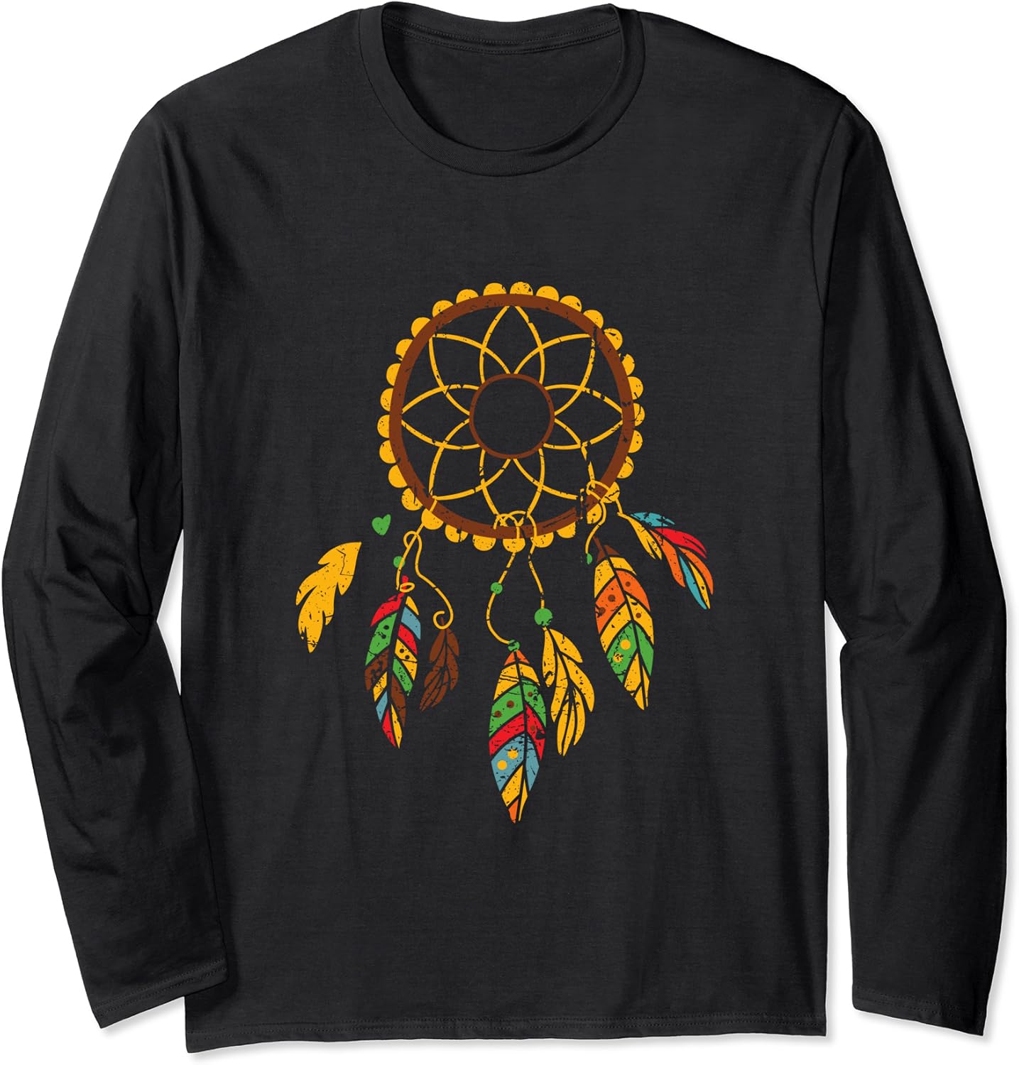 Dream Catcher Art Native American Indian Boho Dreamcatcher Long Sleeve TShirt Amazon.co.uk